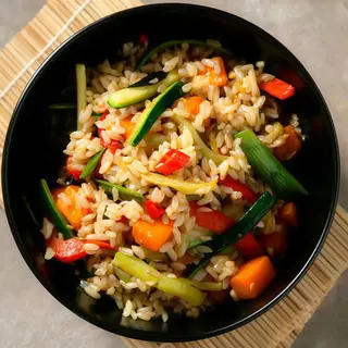 141. Yasai chahan (arroz frito con verduras)