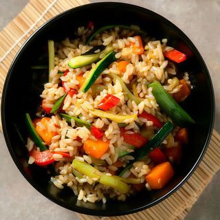141. Yasai chahan (arroz frito con verduras)