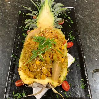 Riz poulet ananas
