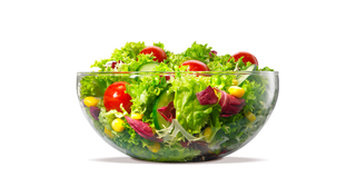 Insalata mista con pomodorini e mais