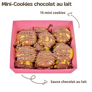 Box Mini Cookies Chocolat au lait 