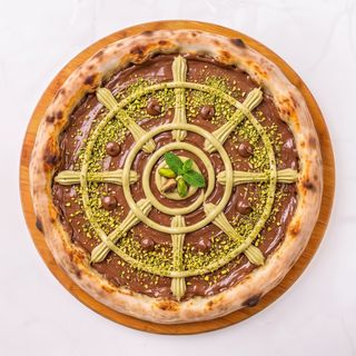Pizza Nutella Pistacio