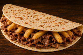 Piadina xxl carne e patate