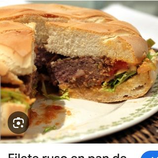 Filete Ruso Completo Con Queso