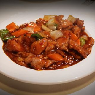 Cerdo con Salsa Picante