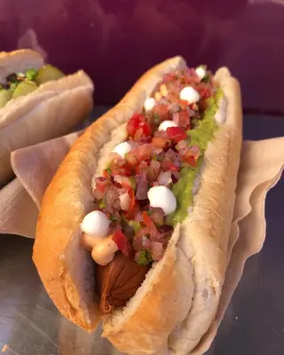Hot Dog Mejicano, vegan