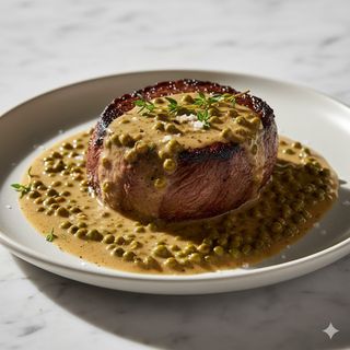 Filetto di manzo al pepe verde
