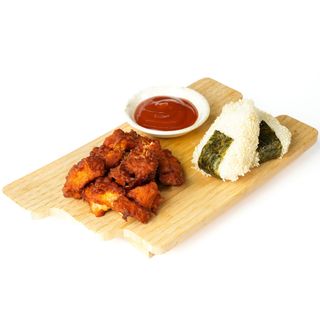 Chicken katsu with rice