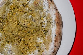 Pizza pistacchio