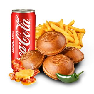 Meniu 4x mini zyro cheeseburger spicy