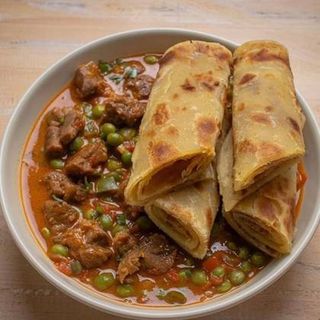 Beef Wet Fry + 2 Chapati