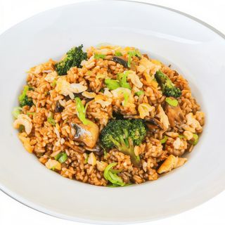 Wok de Arroz com Vegetais