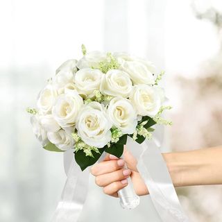Bouquet mariée en blanc 