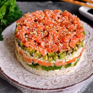 Суши-салат Филадельфия