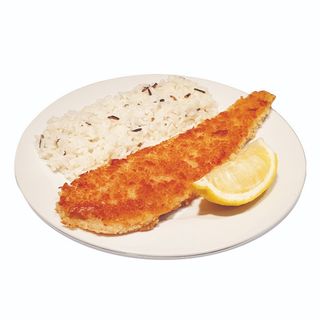 Meniu File de Șalău XXL panetat la grătar