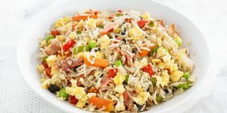 Riz Frit Avec Viande