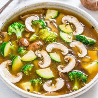 Veg Soup With Mushroom