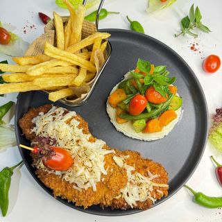 Steak de poulet crispy