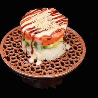 157-tartar de salmon y arros