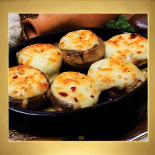 Mushrooms with Sulguni