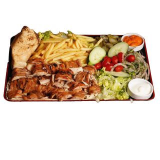 Plat shawarma poulet