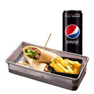 Burrito Twister +  Pepsi Max 033l