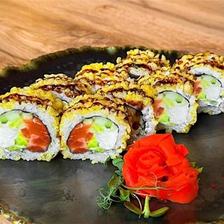 Каліфорнія кранч з лососем сол. 330г