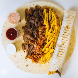 Fryto kebab z tortillą