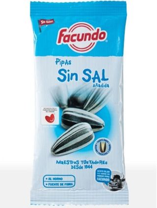 Pipas Sin Sal añadida Facundo 90g.