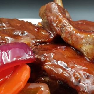 41. Costillas Con Salsa Agridulce
