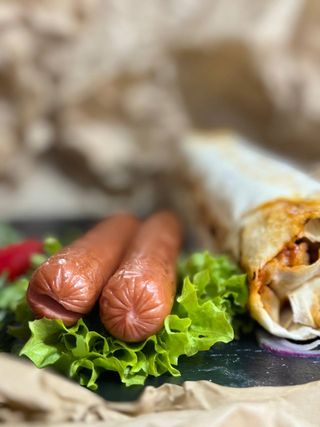 Хот дог в лаваші 