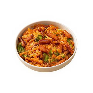 Korean Fried Calamari Con Arroz