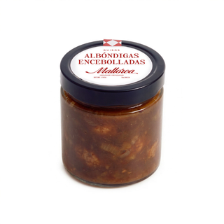 Albóndigas encebolladas. Frasco 400 g