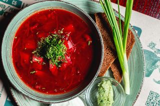 Червоний борщ з яловичиною (300г)