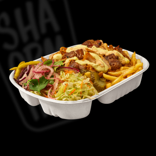 Shaorma la farfurie falafel