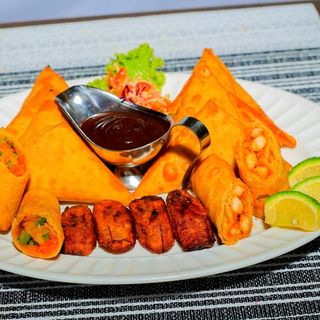 Samosa Springroll Platter