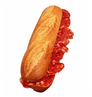 Bocadillo frío de chorizo mini