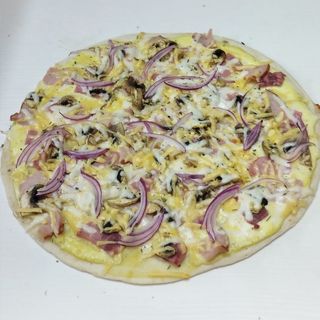 ПІЦА Шинка та гриби 30см.  500 гр.