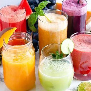 Fresh Fruit Juice Glass