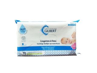 Gilbert Lingettes Bio A L'eau 70 Unités