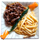 Ternera con Patatas Fritas