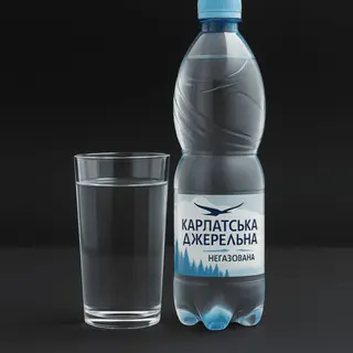 Карпатська джерельна негазована (0,5л)