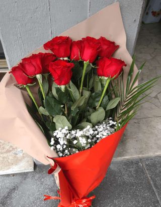 Rose rosse confezione - 7 pezzi