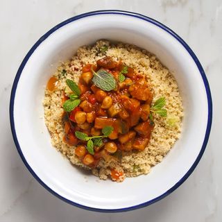 Cous couos con ragout di verdure alla mediterranea