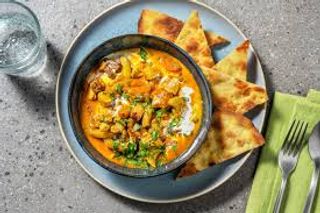 Pollo e verdure misto curry