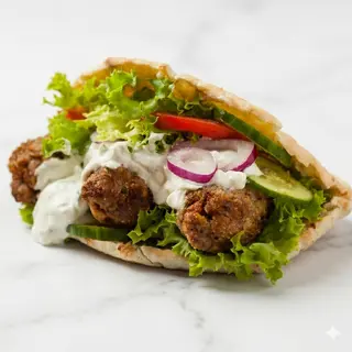 Falafel Pan Pita O Pan Rollo