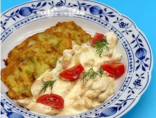 Деруни кабачкові з куркою (250g)