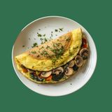 Omelette Champignons Épinards