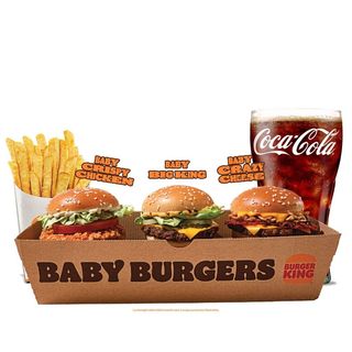 Baby Burger - menu