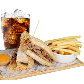 Menu BOEUF Frites+boisson 